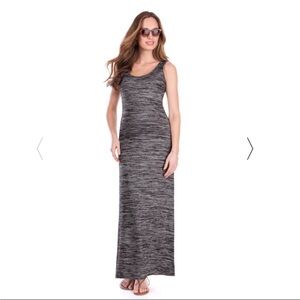 Seraphine Gray Maternity Maxi Dress- Size US 2